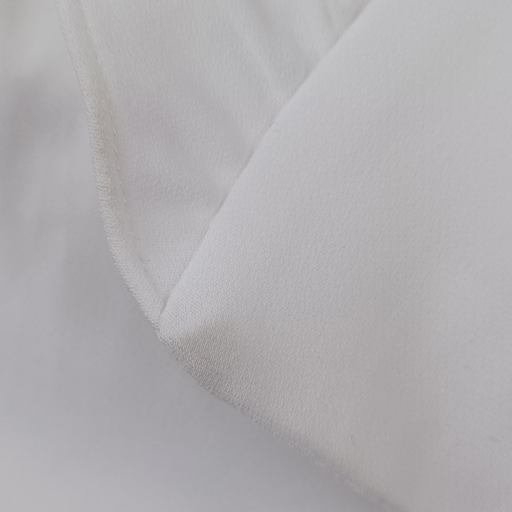 Cinq A Sept Women Lavonne Midi Dress SZ 4 White Party Cocktail Cowl Neck Ruffle - Picture 8 of 15